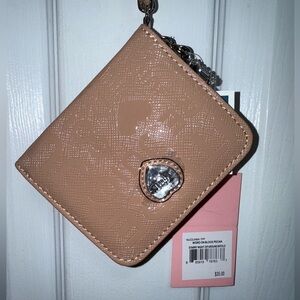 NWT Juicy Couture Tan Wallet with Chain Strap